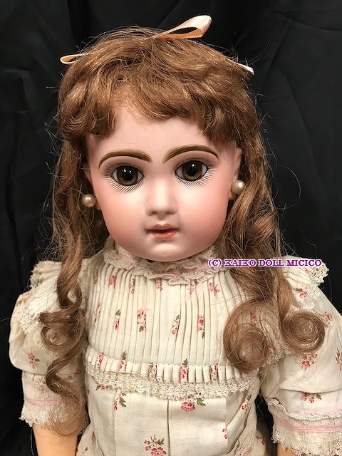 アンティークドール　ビスクドール ジュモー アンティーク ビスクドール ジュモー アンティークドール アクセ付