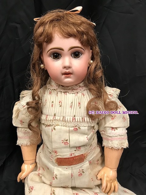8/3終了　アンティークドール　TETE  JUMEAU 12号　68cm 8⁄3終了 ☆アンティークドール TETE JUMEAU 12号 68cm☆