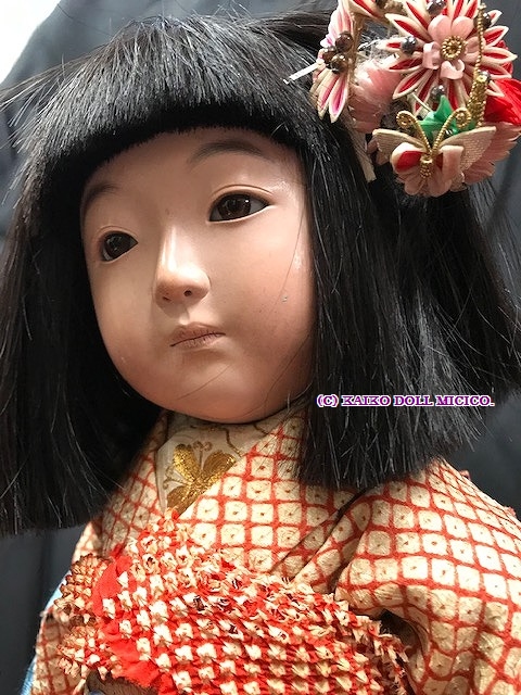 人間国宝 平田郷陽 自由人形５３ＣＭ - 懐古どぉるMicico|和洋アンティークドール専門店。人形好きなオーナーがお届けする、日本人形、西洋人形 のアンティークドールショップ