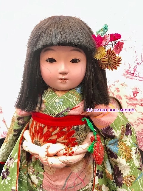 市松人形 67cm なでる 